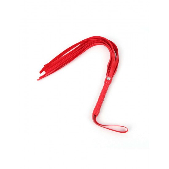 Red Leather Whip Tease Play Adult Couple Game Toy