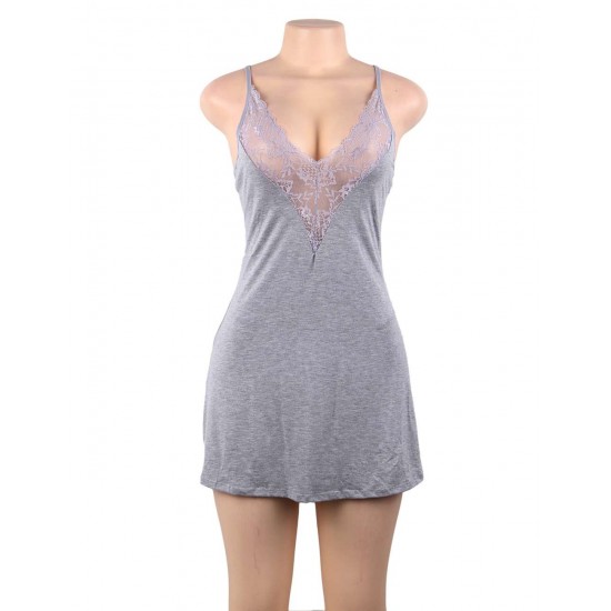 Grey Sexy Fashion Cotton High Quality Women Pajama Sets