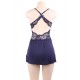 Dark Blue High Quality Modal Pajamas Women Set