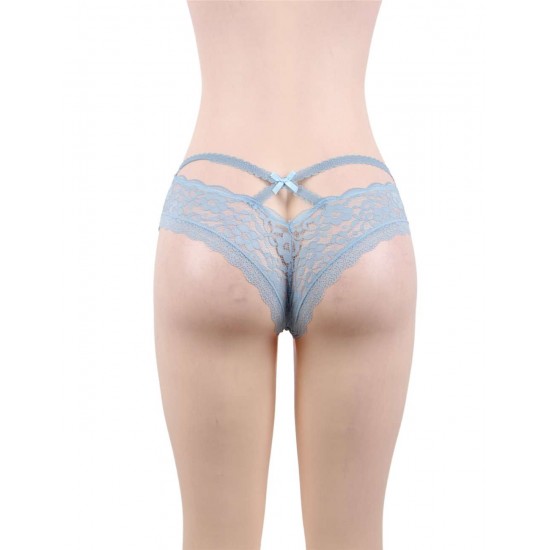 Plus Size Sexy Floral Lace Panty