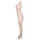 Plus Size Crop Top Suspender Fishnet Bodystockings