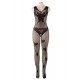 Butterfly Pattern Backless BodyStocking