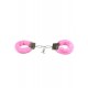 Pink Adult Soft Steel Fuzzy Furry Cuffs Working Metal Handcuffs