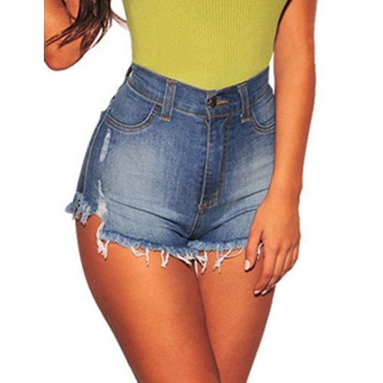 High Quality Summer Denim Fashion Washed Shorts