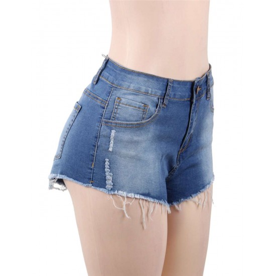 High Quality Summer Denim Fashion Washed Shorts