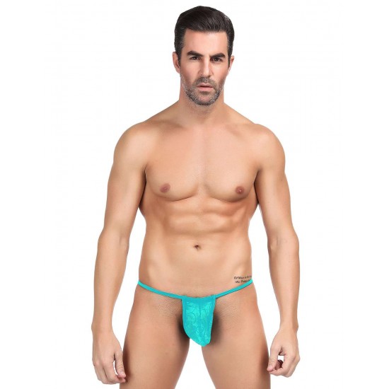 Blue Lace Perspective Men's Panty