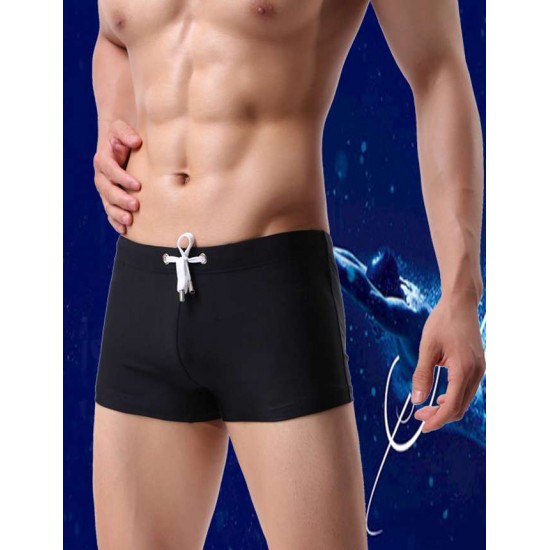 Men's Black Swimming Trunks Jammers Endurance Quick Dry Swimming Trunks